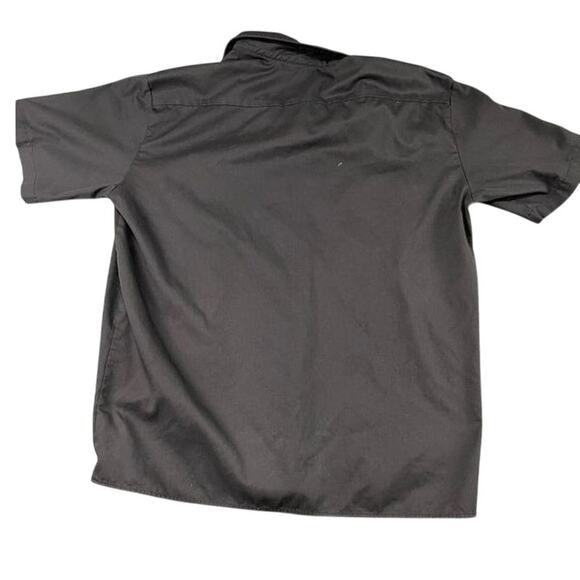 Dickies Temp Control Cooling Work Shirt XL Black Short Sleeve Uniform Mens - Picture 2 of 10